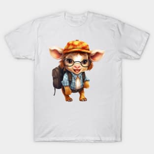 Back To School Cow T-Shirt